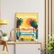 Figured'Art Paint by Numbers for Adults Travel Poster California 16"x20" - Craft Art Painting Rolled Canvas with DIY wooden frame